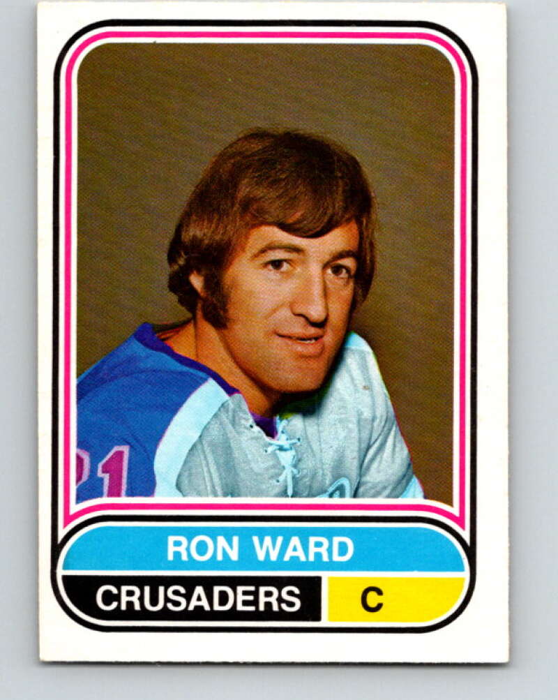 1975-76 WHA O-Pee-Chee #73 Ron Ward Cleveland Crusaders V7259