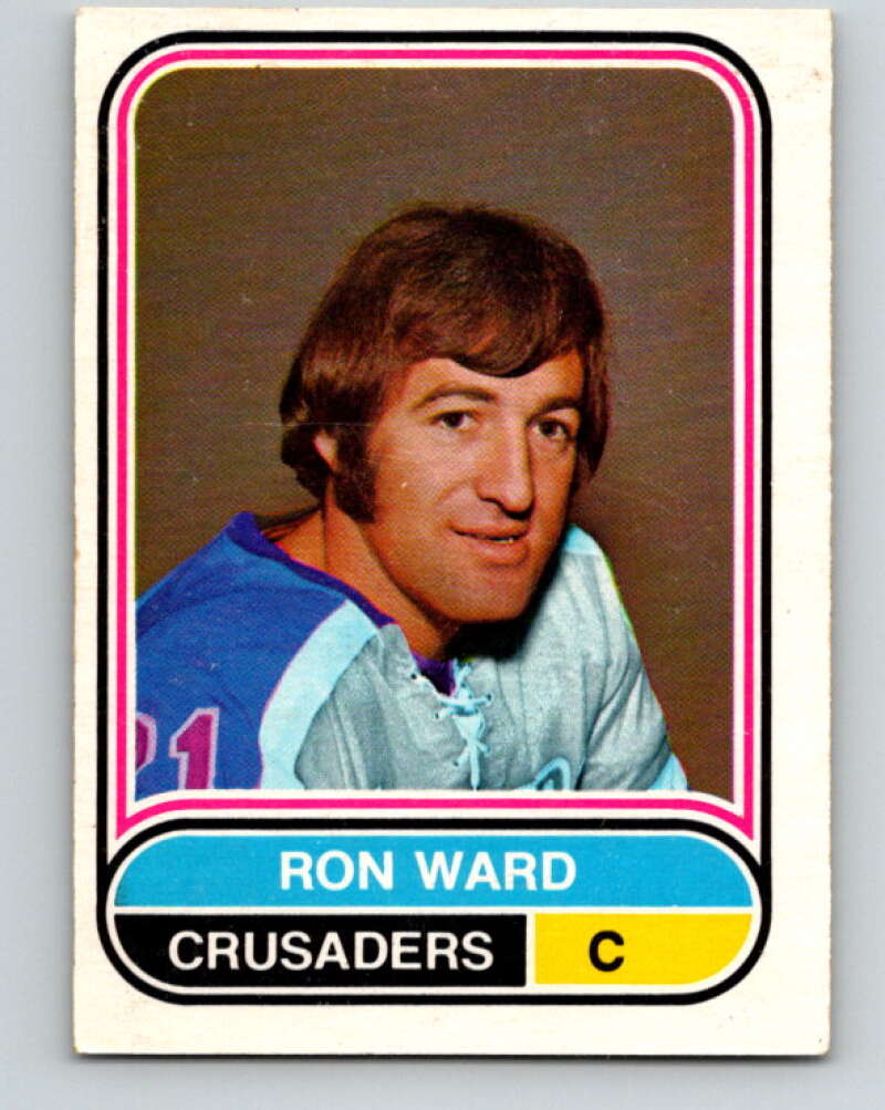 1975-76 WHA O-Pee-Chee #73 Ron Ward Cleveland Crusaders V7260