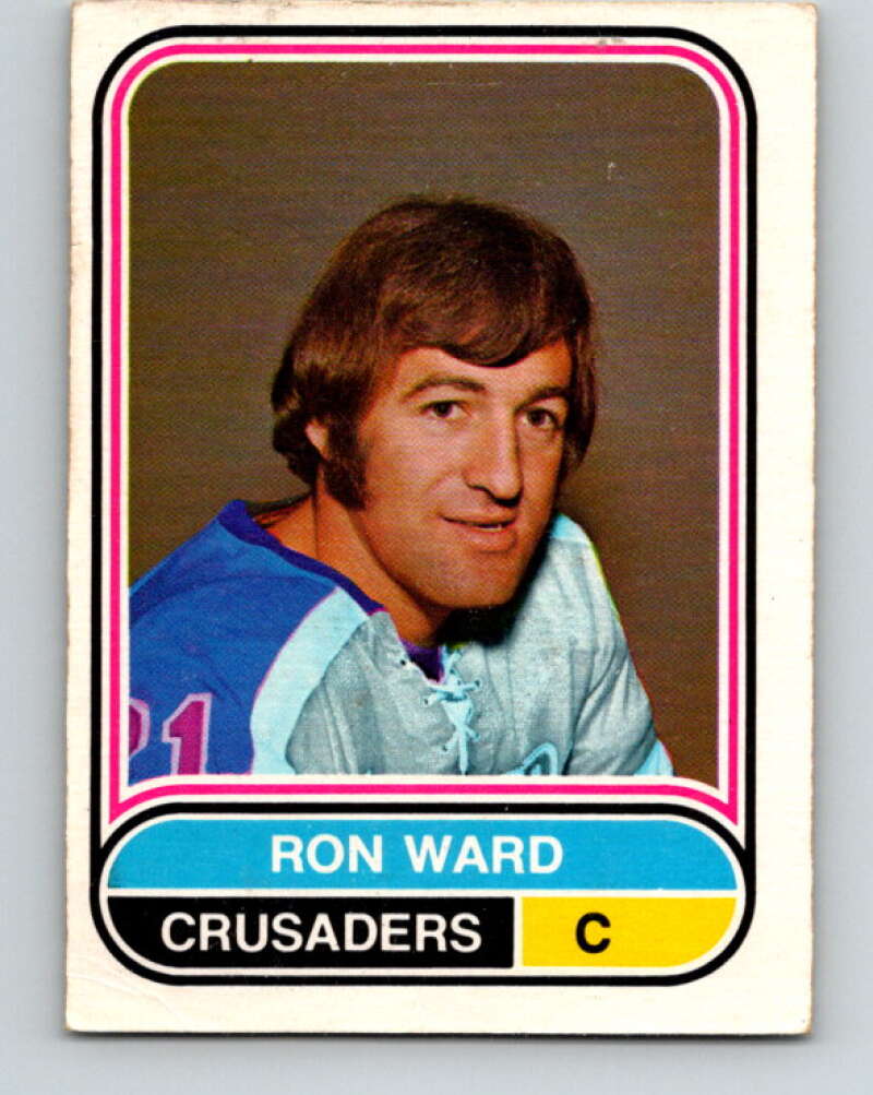 1975-76 WHA O-Pee-Chee #73 Ron Ward Cleveland Crusaders V7261