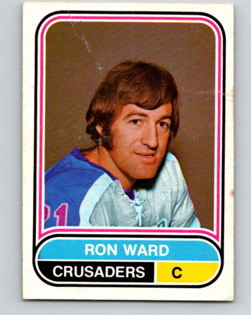 1975-76 WHA O-Pee-Chee #73 Ron Ward Cleveland Crusaders V7262