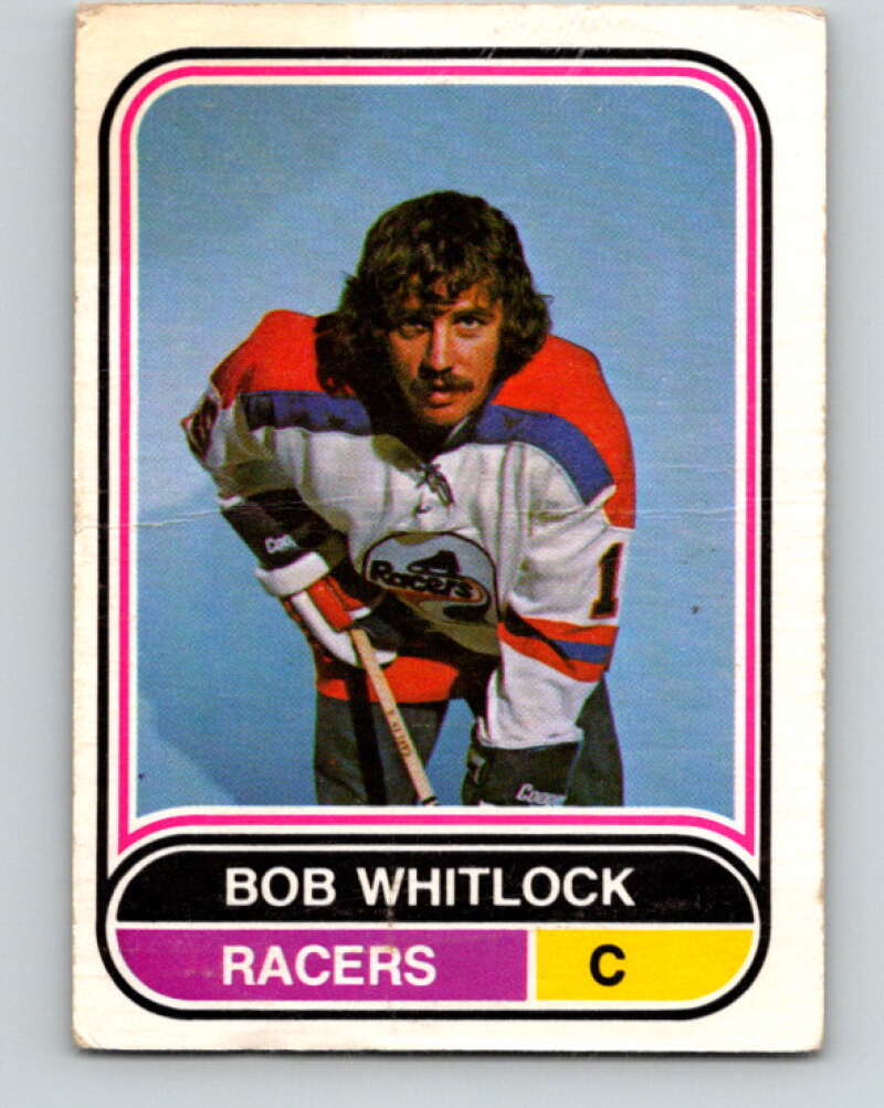1975-76 WHA O-Pee-Chee #93 Bob Whitlock Indianapolis Racers V7280