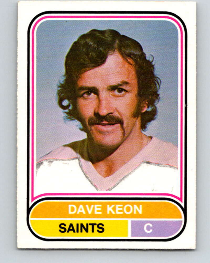 1975-76 WHA O-Pee-Chee #97 Dave Keon Minnesota Fighting Saints V7285