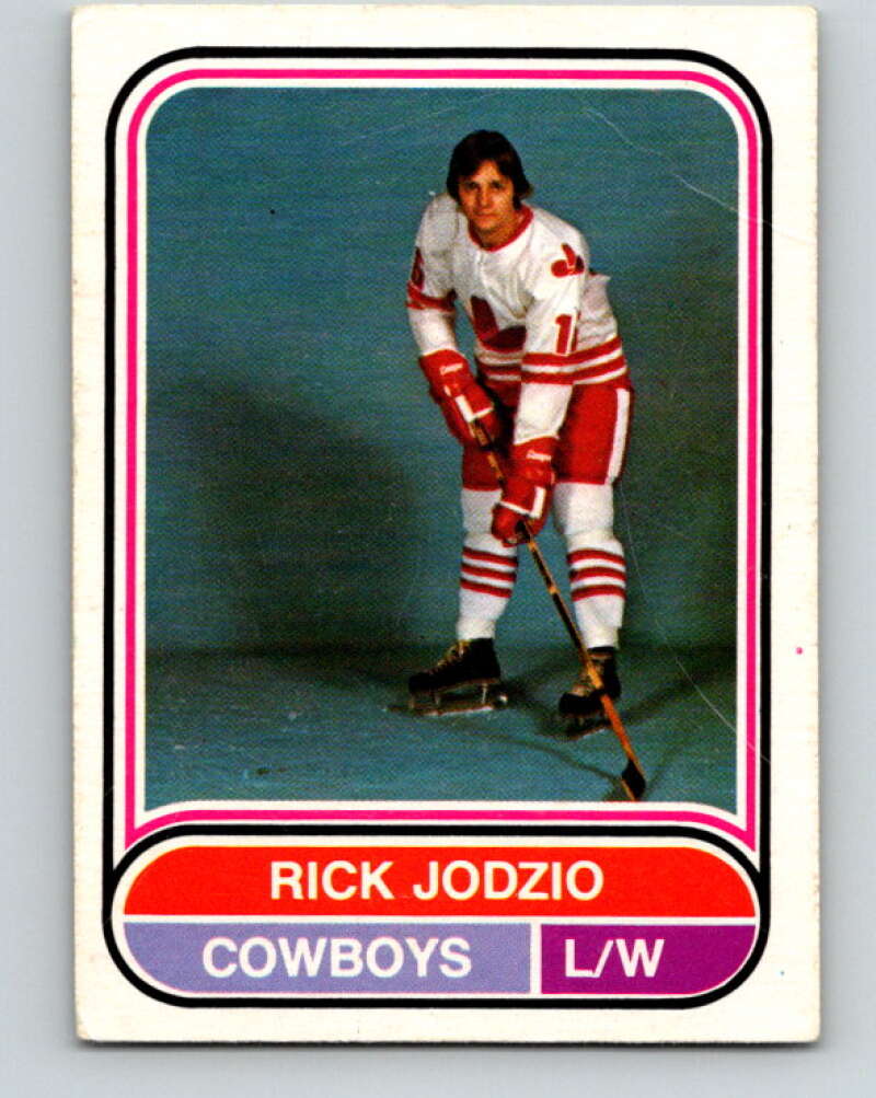 1975-76 WHA O-Pee-Chee #99 Rick Jodzio RC Rookie Calgary Cowboys V7288