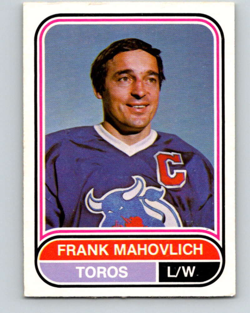 1975-76 WHA O-Pee-Chee #110 Frank Mahovlich Toronto Toros V7303