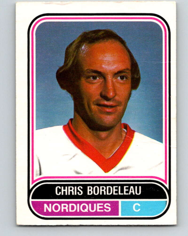 1975-76 WHA O-Pee-Chee #116 Chris Bordeleau Quebec Nordiques V7311