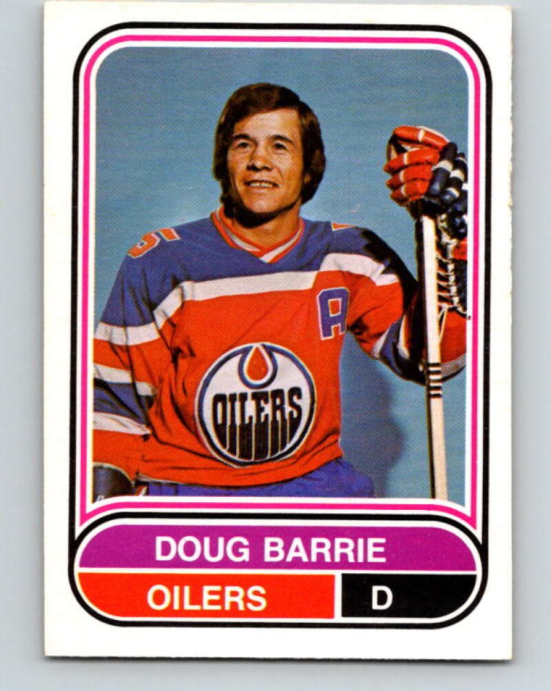 1975-76 WHA O-Pee-Chee #117 Doug Barrie Edmonton Oilers V7313