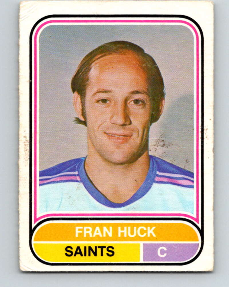 1975-76 WHA O-Pee-Chee #121 Fran Huck Minnesota Fighting Saints V7320