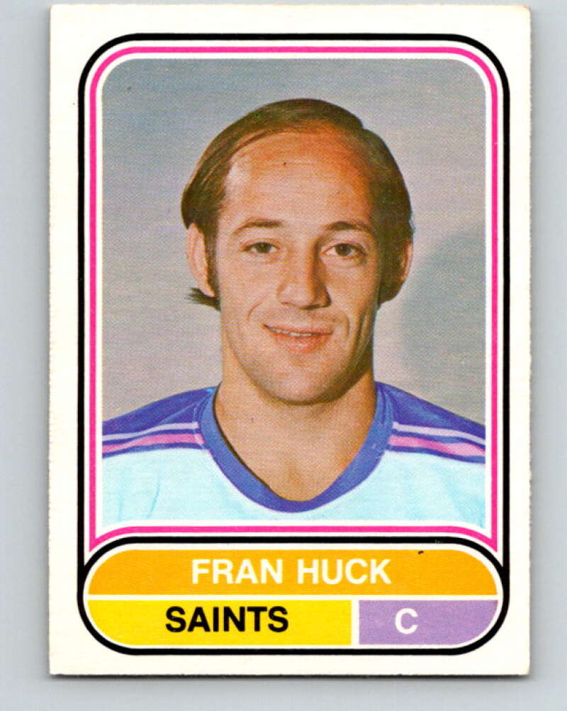 1975-76 WHA O-Pee-Chee #121 Fran Huck Minnesota Fighting Saints V7321