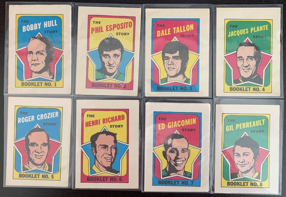 1971-72 O-Pee-Chee Booklets Complete Set 1-24 Vintage Hockey 08229