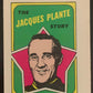 1971-72 O-Pee-Chee Booklets #4 Jacques Plante  Toronto Maple Leafs  V7402