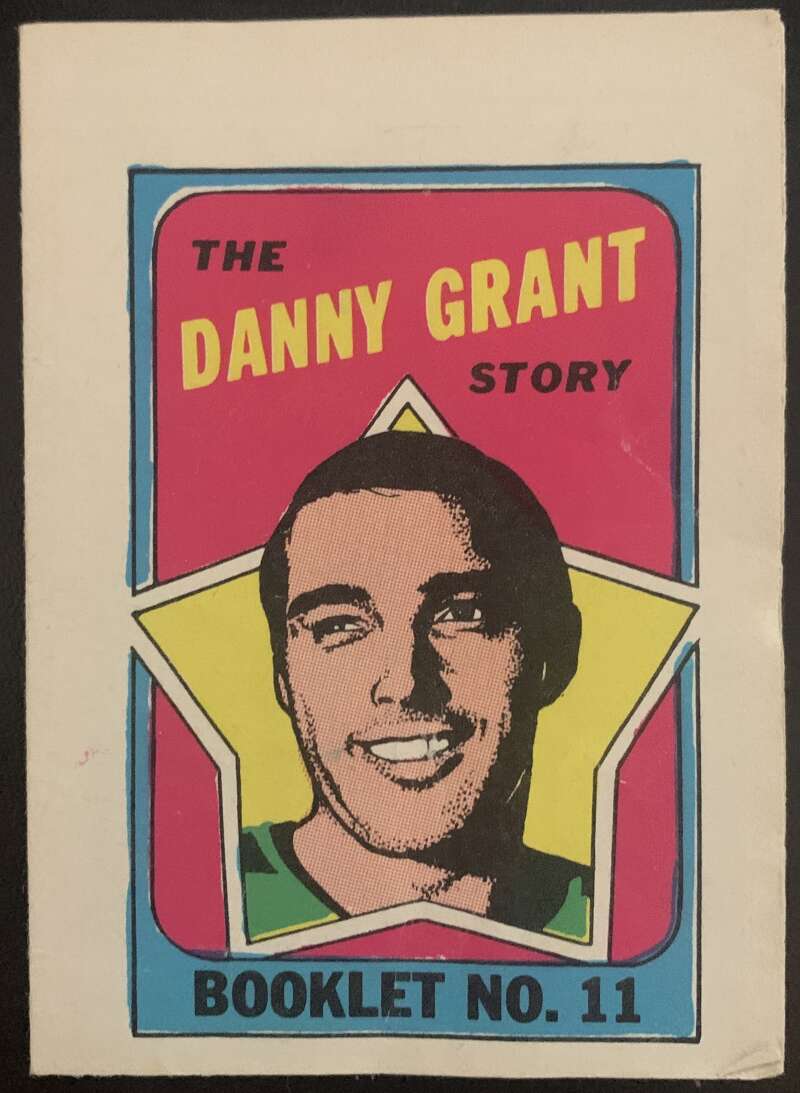 1971-72 O-Pee-Chee Booklets #11 Danny Grant Minnesota North Stars V7424