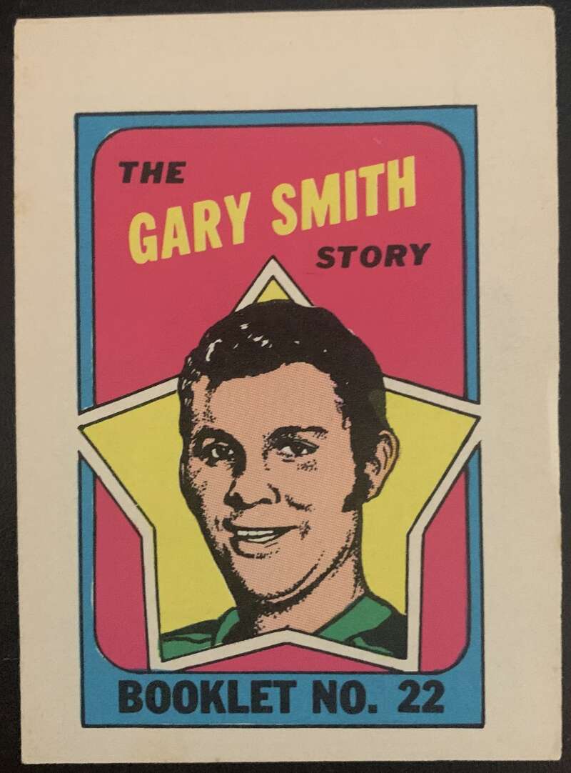 1971-72 O-Pee-Chee Booklets #22 Gary Smith California Golden Seals V7452