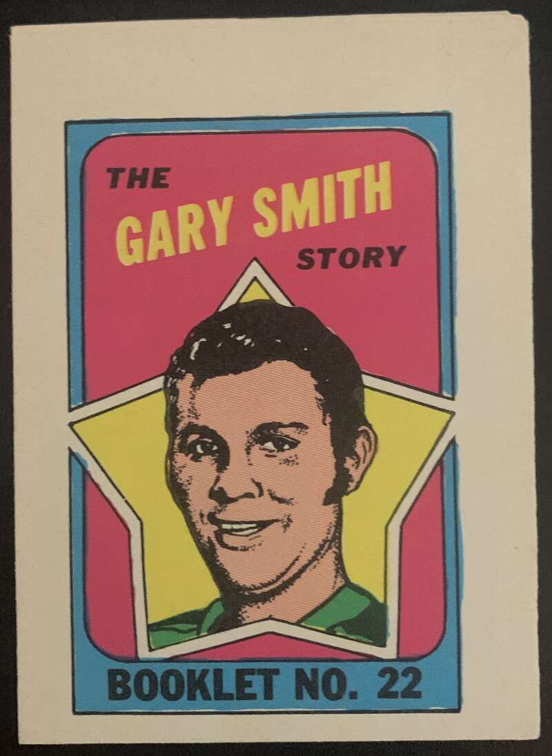 1971-72 O-Pee-Chee Booklets #22 Gary Smith California Golden Seals V7456
