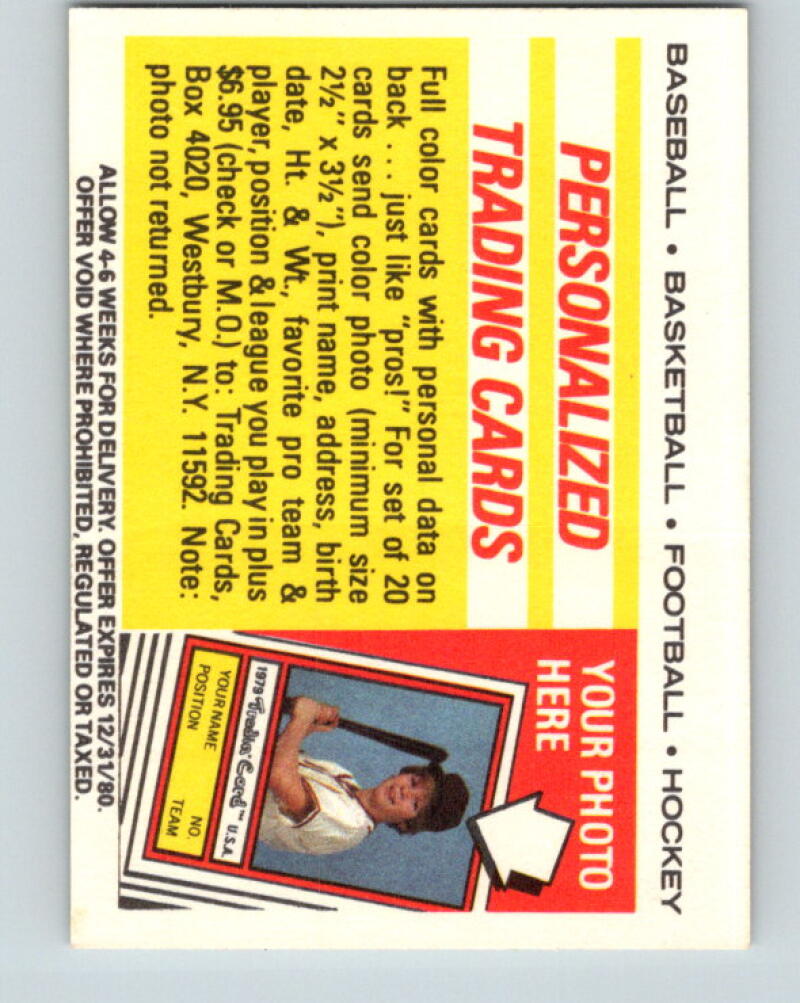 1979-80 Topps Team Stickers Detroit Red Wings Vintage Card 07476