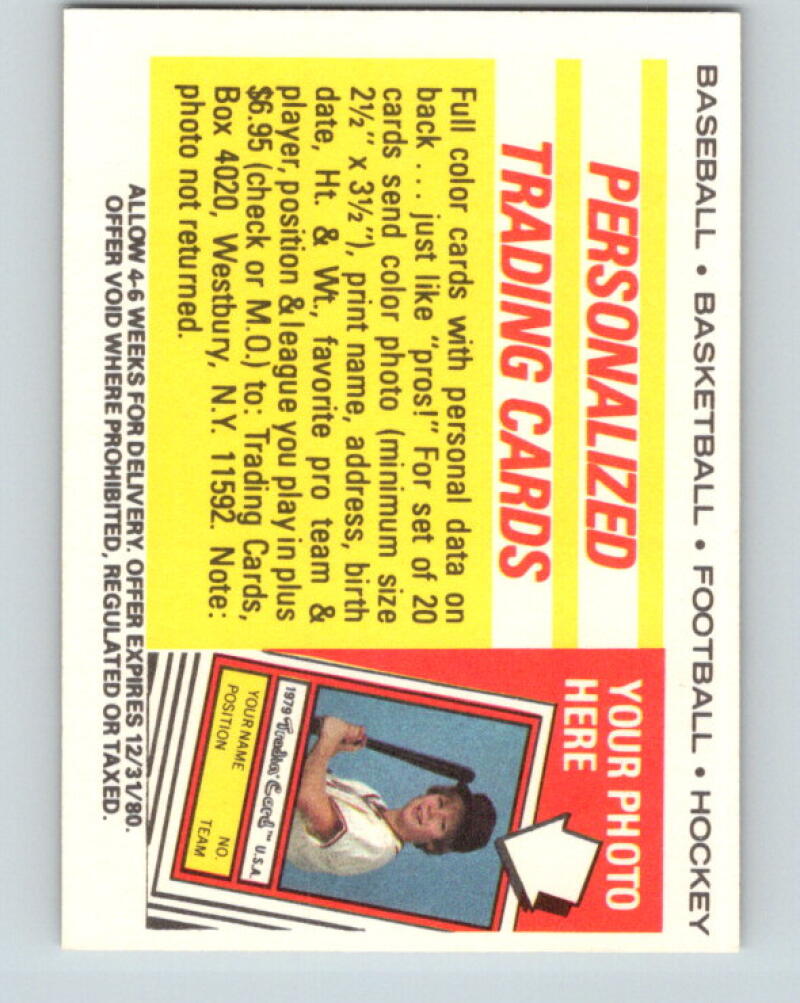 1979-80 Topps Team Stickers Montreal Canadiens Vintage Card 07481