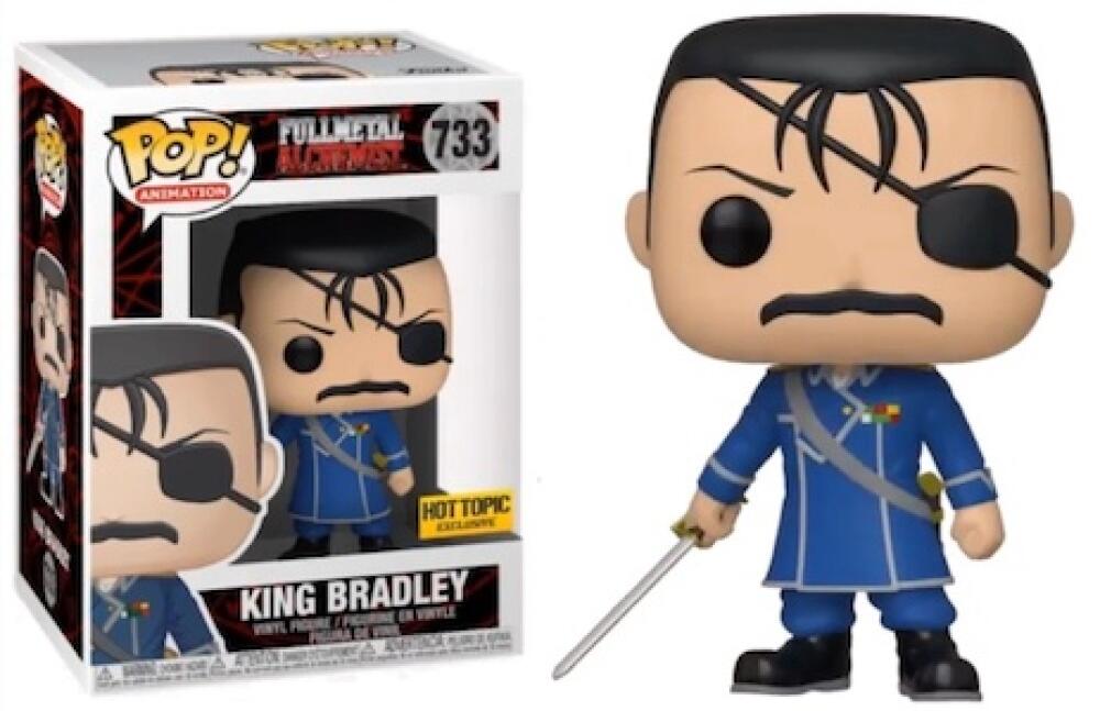 Funko Pop - 733 Animation Full Metal Alchemist - King Bradley Figure *EXCLUSIVE