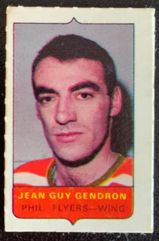 V7499--1969-70 O-Pee-Chee Four-in-One Mini Card Jean Guy Gendron