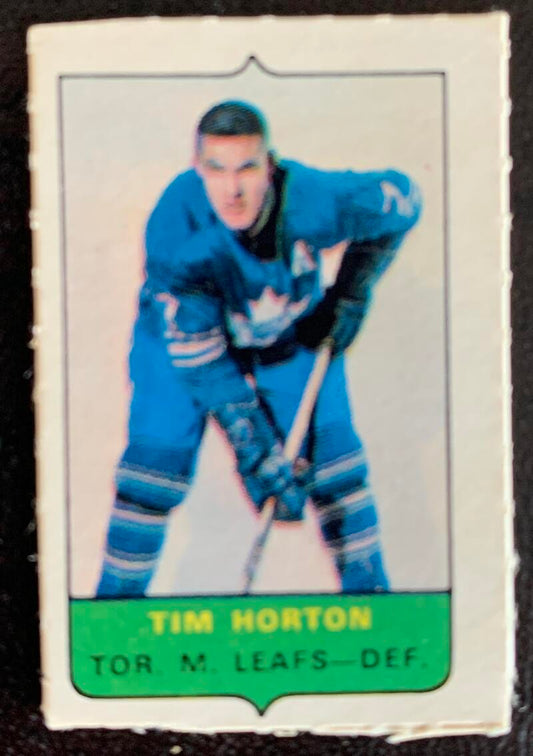 V7517--1969-70 O-Pee-Chee Four-in-One Mini Card Tim Horton