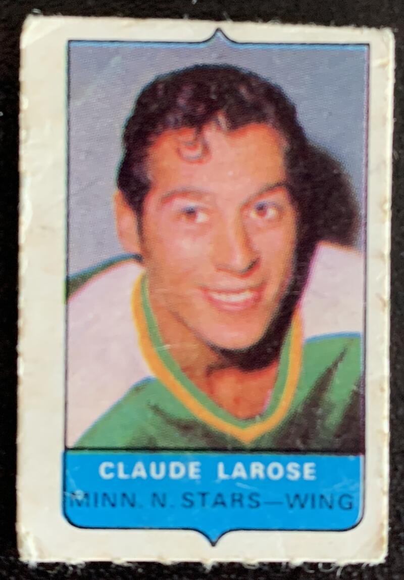 V7522--1969-70 O-Pee-Chee Four-in-One Mini Card Claude Larose