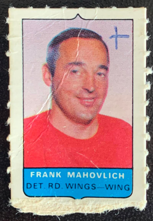V7538--1969-70 O-Pee-Chee Four-in-One Mini Card Frank Mahovlich