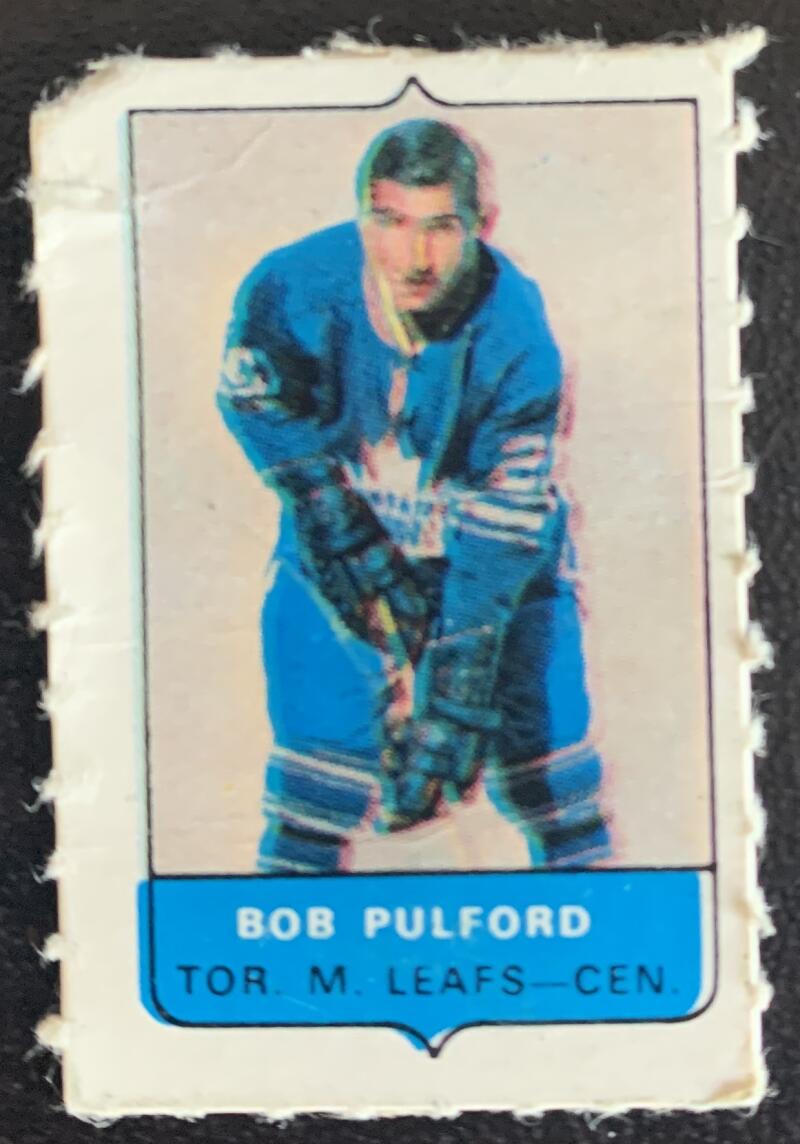 V7540--1969-70 O-Pee-Chee Four-in-One Mini Card Bob Pulford