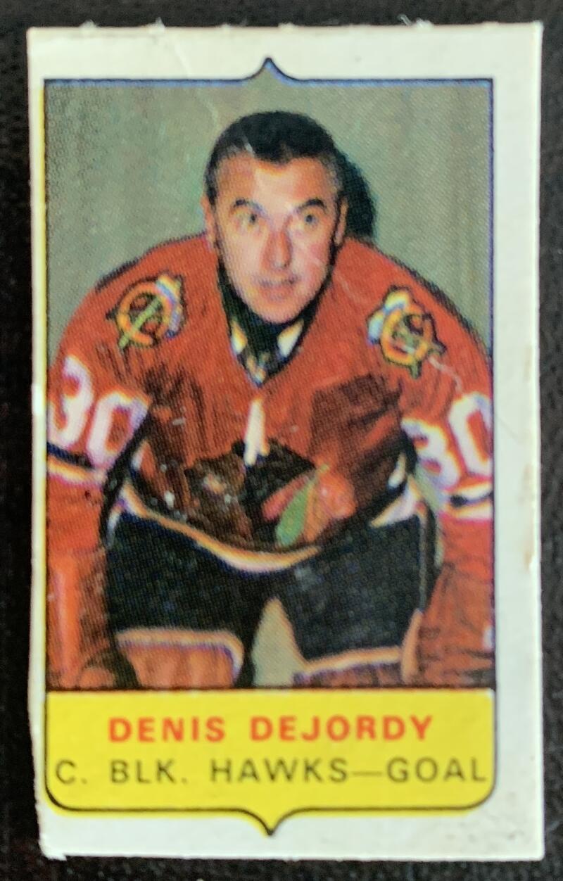 V7558--1969-70 O-Pee-Chee Four-in-One Mini Card Denis DeJordy