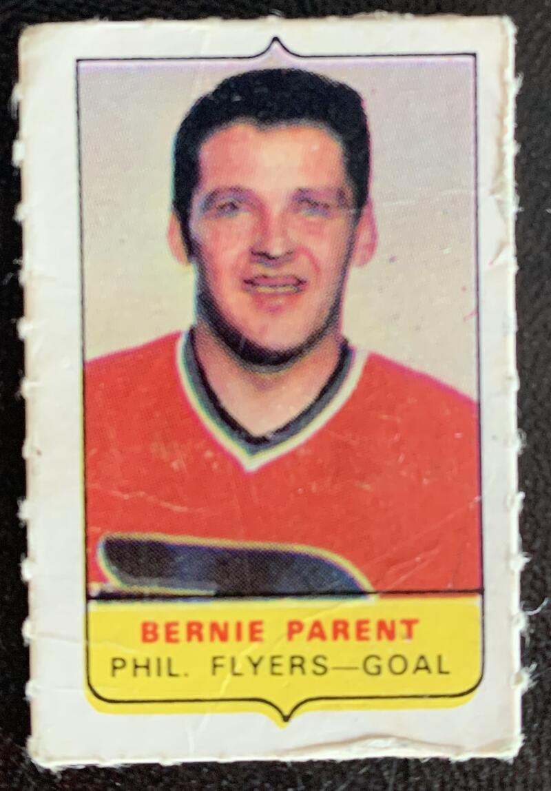 V7575--1969-70 O-Pee-Chee Four-in-One Mini Card Bernie Parent