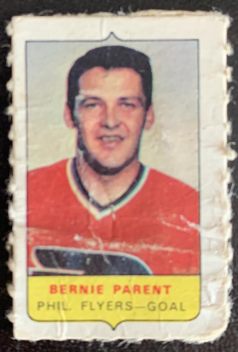 V7578--1969-70 O-Pee-Chee Four-in-One Mini Card Bernie Parent