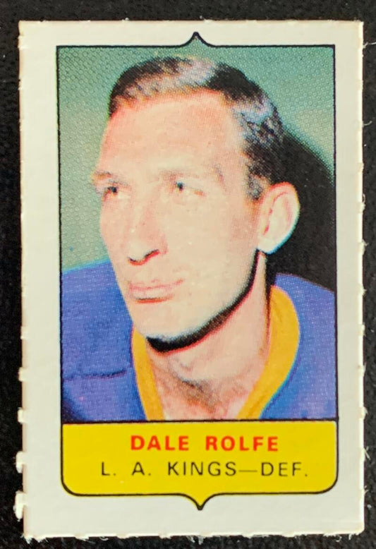 V7583--1969-70 O-Pee-Chee Four-in-One Mini Card Dale Rolfe