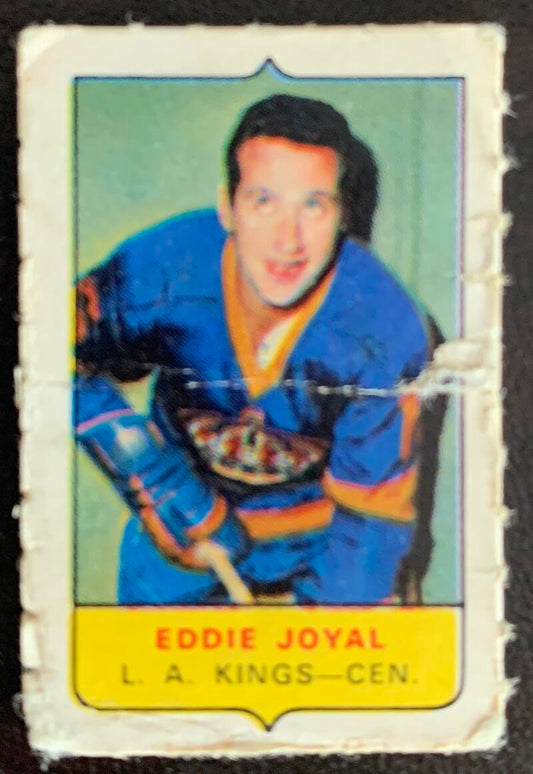 V7585--1969-70 O-Pee-Chee Four-in-One Mini Card Eddie Joyal