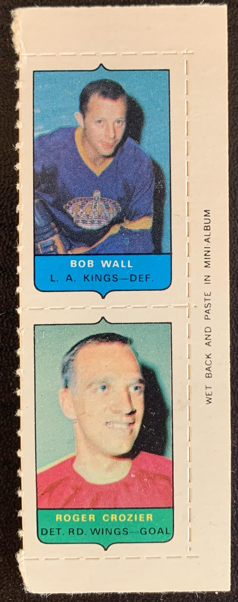 V7588--1969-70 O-Pee-Chee Four-in-One Mini Card Dual Wall / Crozier