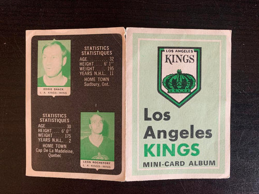 V7599--1969-70 O-Pee-Chee Four-in-One Card Album Los Angeles Kings