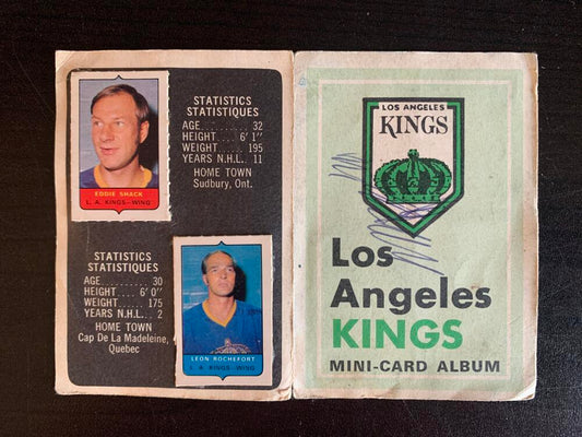 V7601--1969-70 O-Pee-Chee Four-in-One Card Album Los Angeles Kings