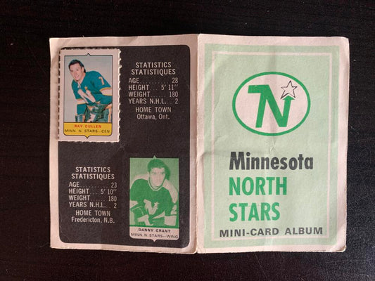V7612--1969-70 O-Pee-Chee Four-in-One Card Album Minnesota North Stars