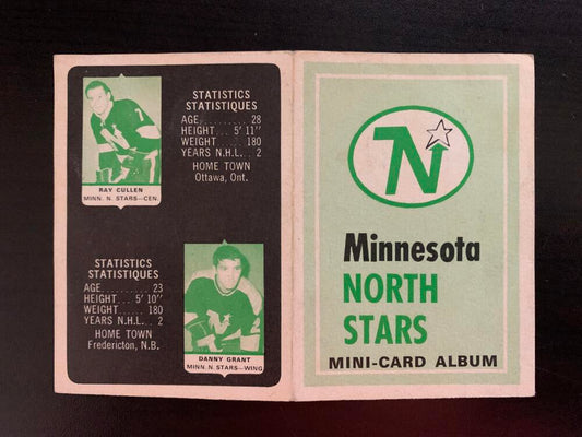 V7630--1969-70 O-Pee-Chee Four-in-One Card Album Minnesota North Stars