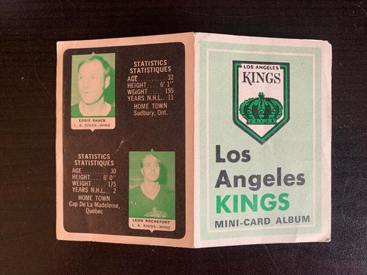 V7600--1969-70 O-Pee-Chee Four-in-One Card Album Los Angeles Kings