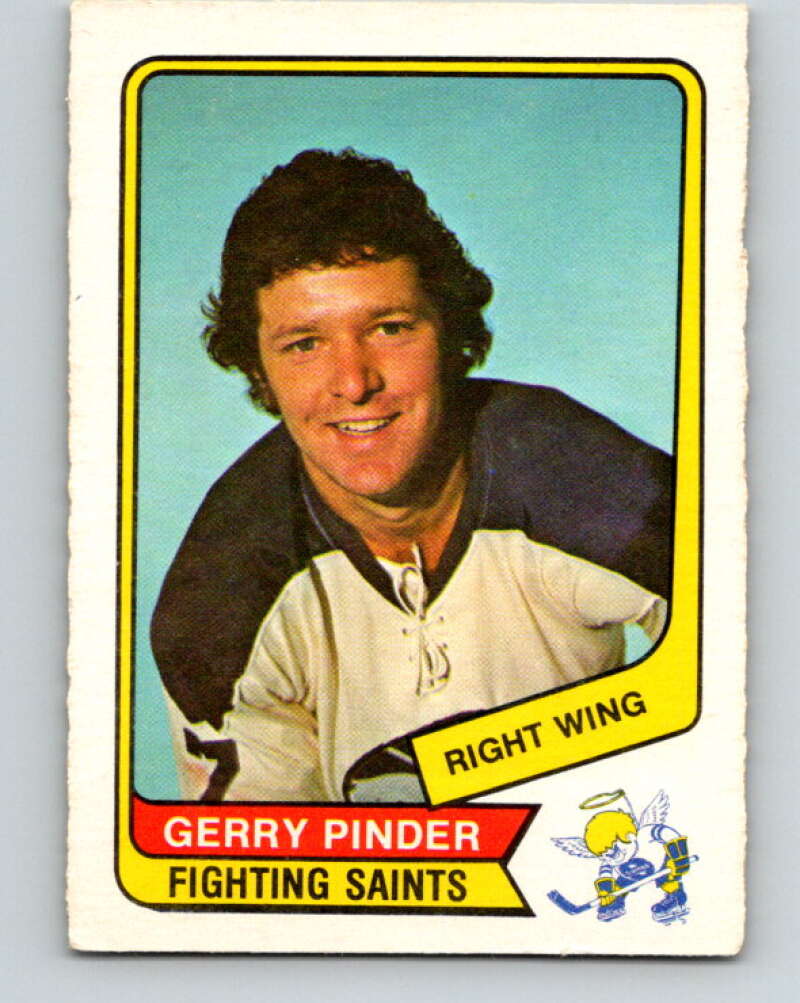 1976-77 WHA O-Pee-Chee #11 Gerry Pinder Minnesota Fighting Saints V7647