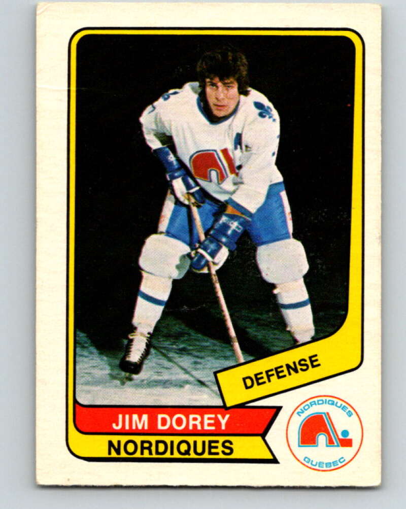 1976-77 WHA O-Pee-Chee #24 Jim Dorey Quebec Nordiques V7664