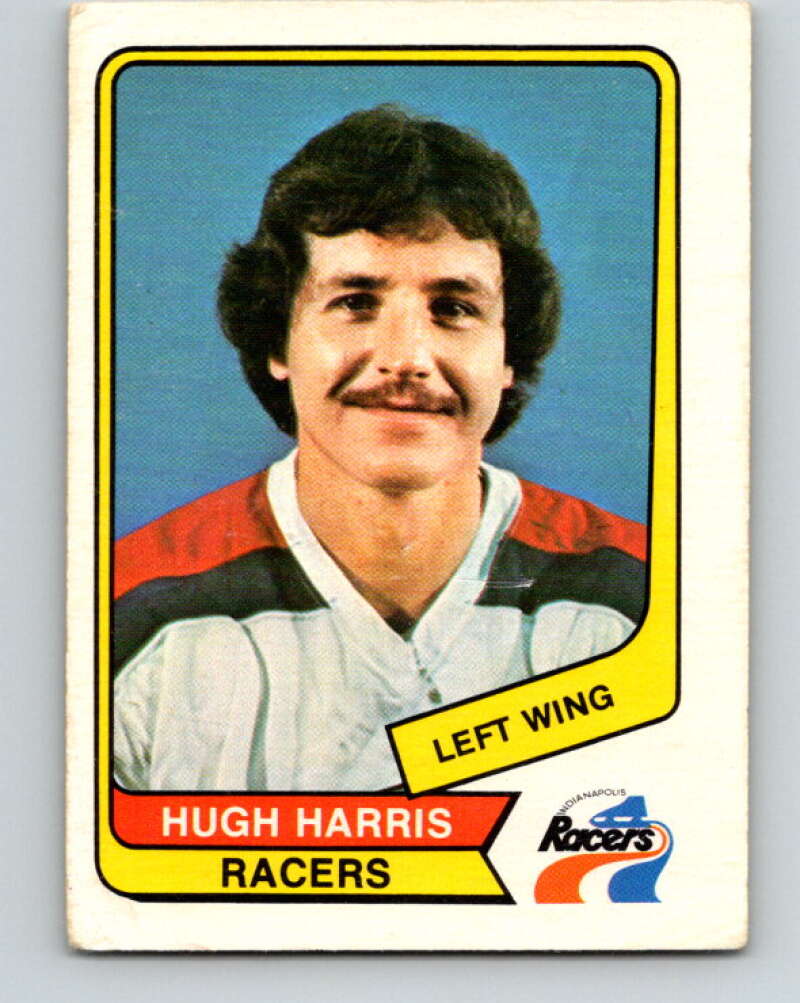 1976-77 WHA O-Pee-Chee #39 Hugh Harris Indianapolis Racers V7680