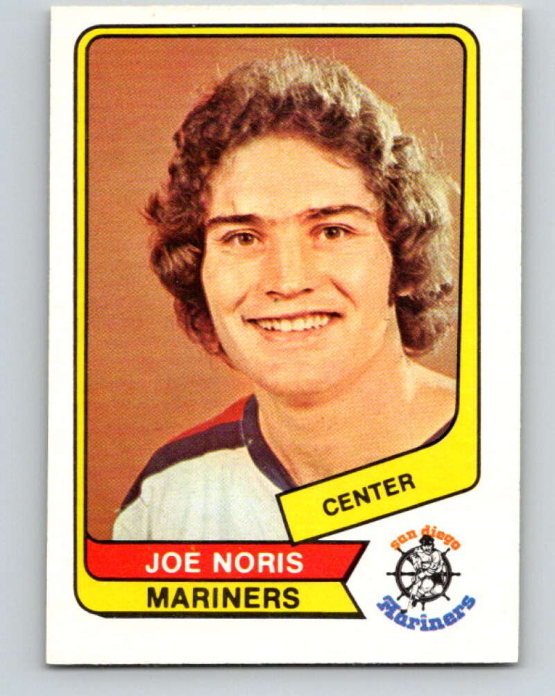 1976-77 WHA O-Pee-Chee #46 Joe Noris RC Rookie San Diego Mariners V7690