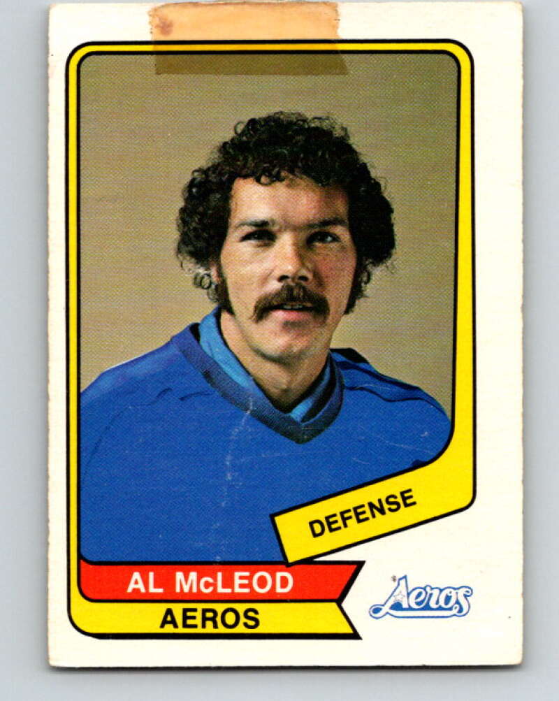 1976-77 WHA O-Pee-Chee #47 Al McLeod Houston Aeros V7691