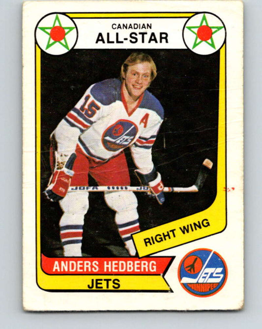 1976-77 WHA O-Pee-Chee #66 Anders Hedberg AS  Winnipeg Jets  V7709