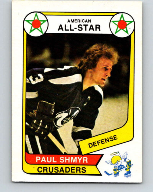 1976-77 WHA O-Pee-Chee #69 Paul Shmyr AS  Cleveland Crusaders  V7713