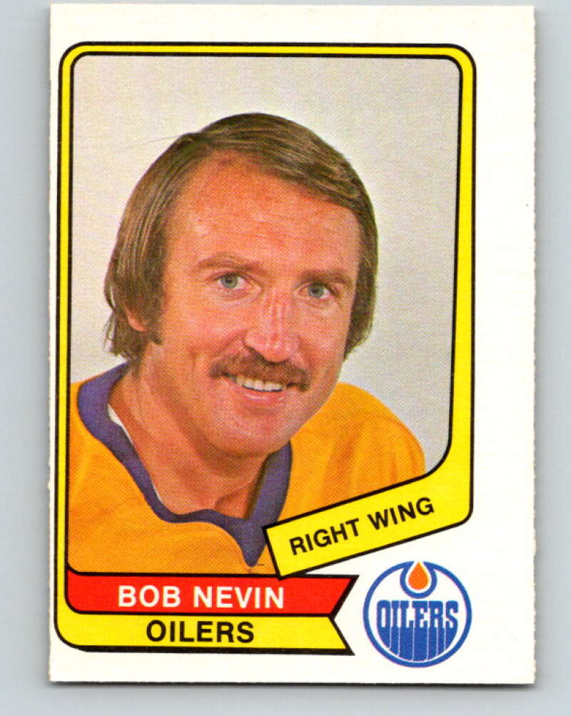1976-77 WHA O-Pee-Chee #73 Bob Nevin Edmonton Oilers V7717