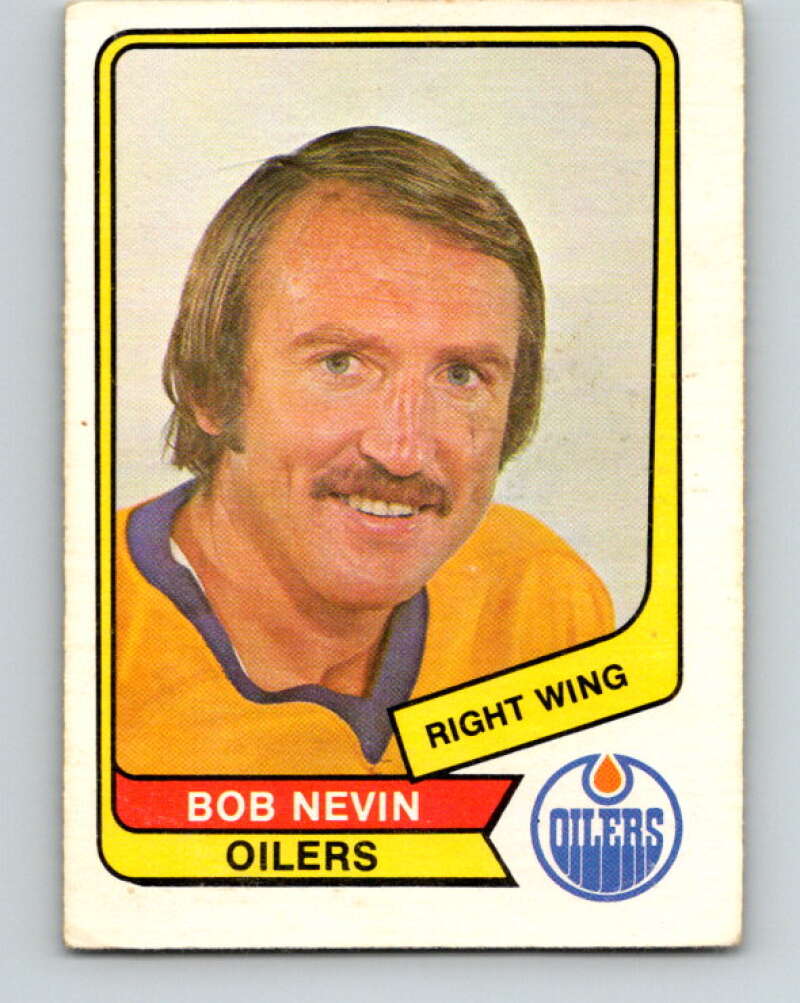 1976-77 WHA O-Pee-Chee #73 Bob Nevin Edmonton Oilers V7719