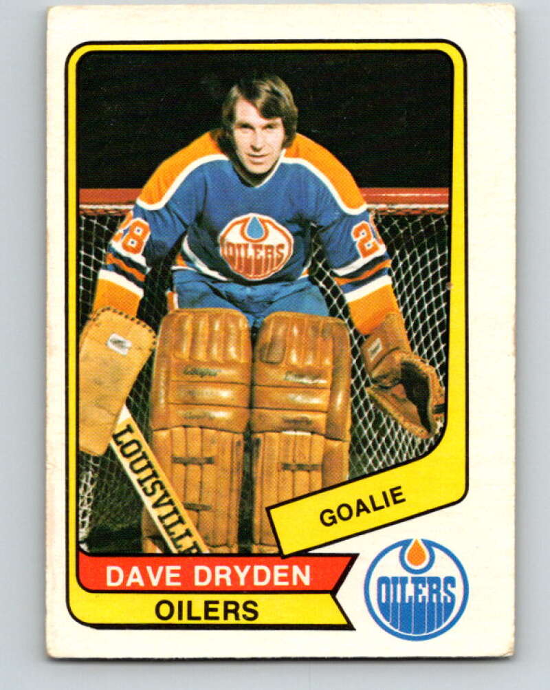 1976-77 WHA O-Pee-Chee #85 Dave Dryden Edmonton Oilers V7732