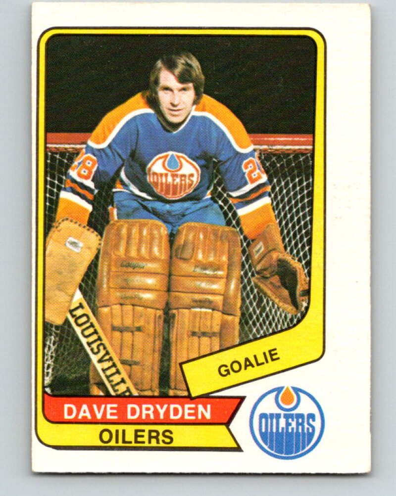 1976-77 WHA O-Pee-Chee #85 Dave Dryden Edmonton Oilers V7733