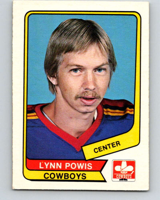 1976-77 WHA O-Pee-Chee #86 Lynn Powis  Calgary Cowboys  V7734