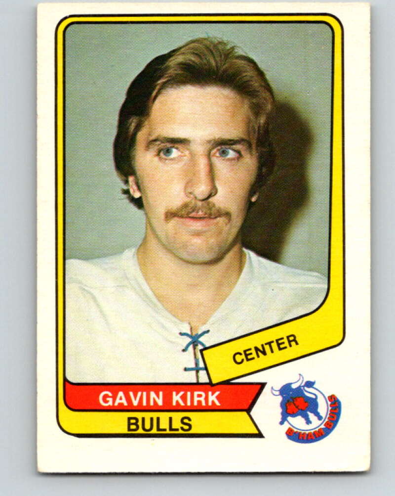 1976-77 WHA O-Pee-Chee #99 Gavin Kirk Birmingham Bulls V7750