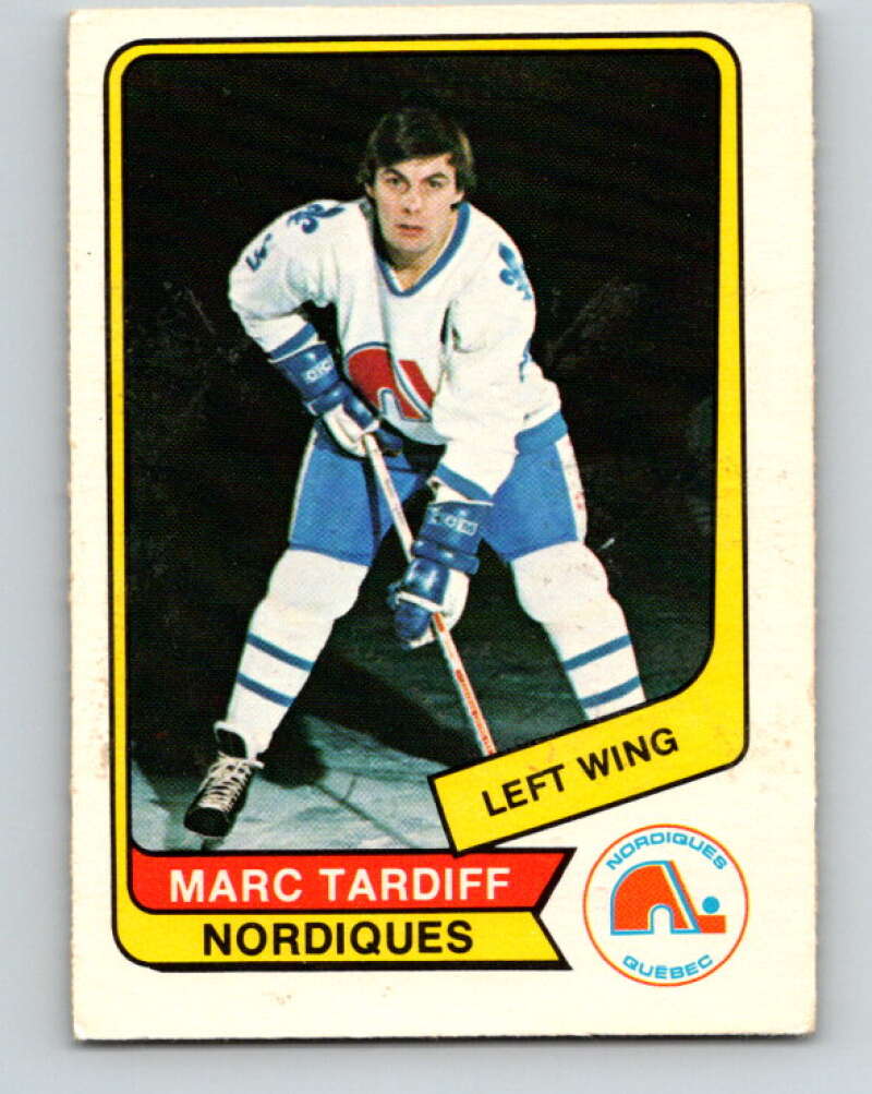 1976-77 WHA O-Pee-Chee #118 Marc Tardif Quebec Nordiques V7775